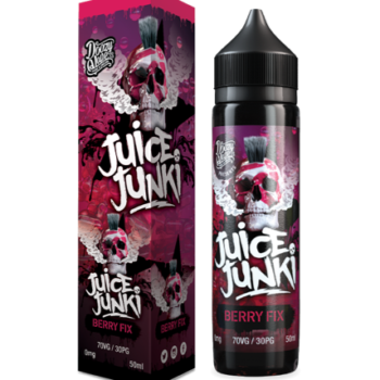 Doozy Berry Fix 50ml E-Liquid Shortfill. A Concoction of Red Berries and Crushed Ice. A fantastic Icy Mix of mouth-watering Flavour.