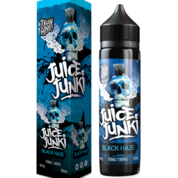Doozy Black Haze 50ml E-Liquid Shortfill. Juicy Blackcurrant and Blackberries with a splash of Citrus and a Cool Wave of Ice. A refreshing Fruity Ice Flavour.