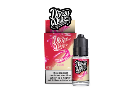 Doozy Lush Fruity E-Liquid Special Offer 10 x 10ml. The finest English Strawberries mixed with smooth clotted cream. No wonder its the nations favourite!