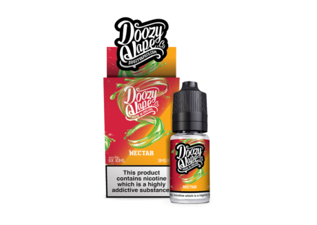 Doozy Nektar 10 x 10ml E-liquid. Sweet and Juicy Mangoes, fused with a variety of Tangy Red and Green Apples. Available in 3mg and 6mg Nicotine Strength.