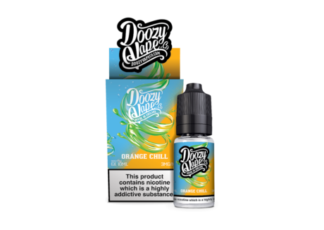Doozy Orange Chill 10 x 10ml E-liquid A refreshing Citrus Mix of Orange and Lime on the rocks! Available in 3mg and 6mg Nicotine Strength.