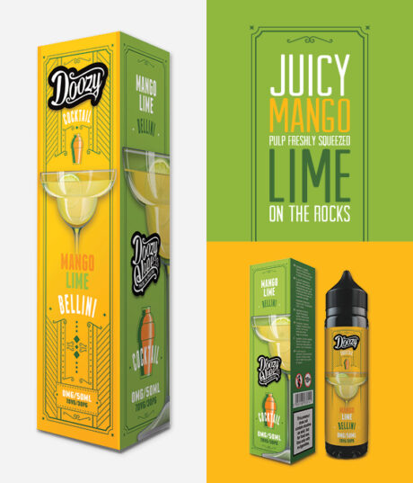 Mango Lime Bellini Doozy Cocktail 50ml Single Product Tiles