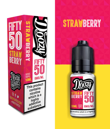 Strawberry Doozy Fifty 50 10ml Single Product Tiles