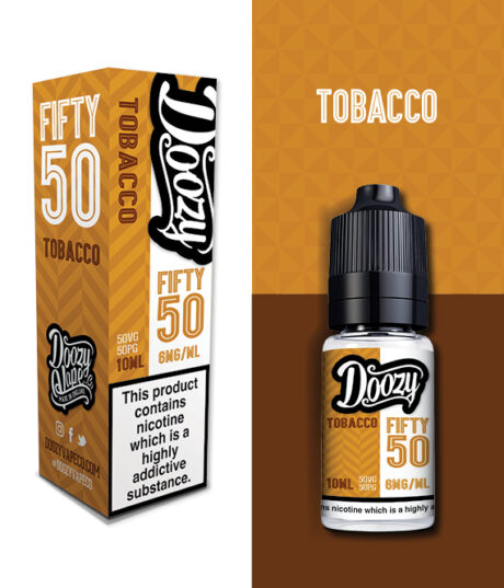 Tobacco Doozy Fifty 50 10ml Single Product Tiles