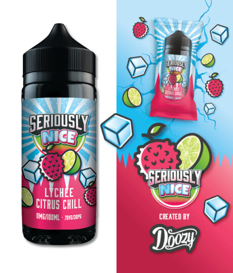 Lychee Citrus Chill aSeriously NIce 100ml Tiles