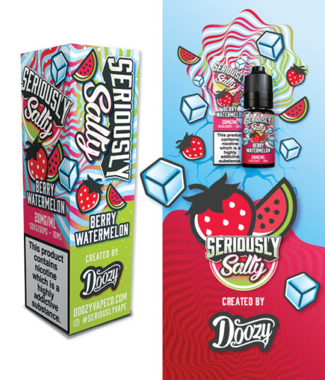 Berry Watermelon Seriously Salty 10ml Tiles