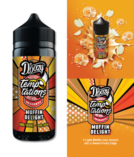 Muffin Delight Doozy Temptations 100ml Tiles