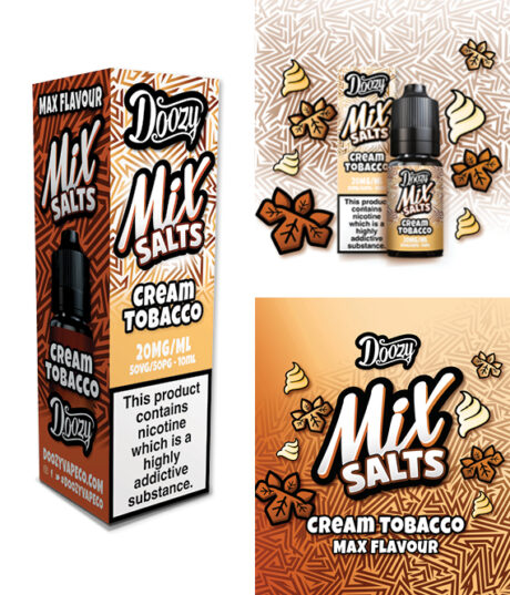 Cream Tobacco Doozy Mix Salts 10ml (Tiles) Small