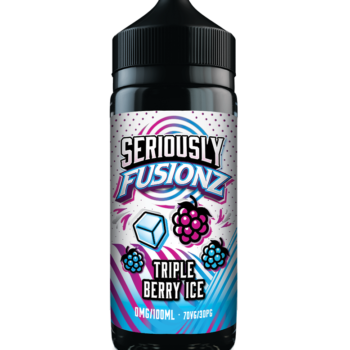 Seriously Fusionz Triple Berry Ice E-liquid Shortfill - A Juicy Fusion of Mixed Berries with an Icy edge. A Sweet blend of Berry Bliss.