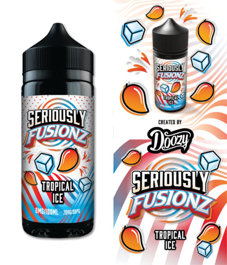 TROPICAL ICE Seriously Fusionz 100ml (Tiles) Small