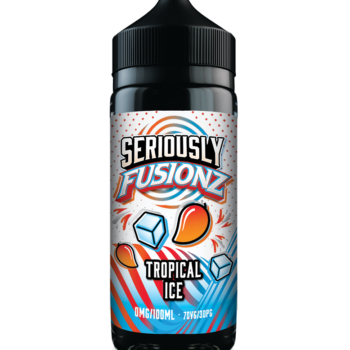 Seriously Fusionz Tropical Ice E-liquid Shortfill - Enjoy the Tropical Taste of Exotic Fruits on Ice. A Cool mouth-watering combination.